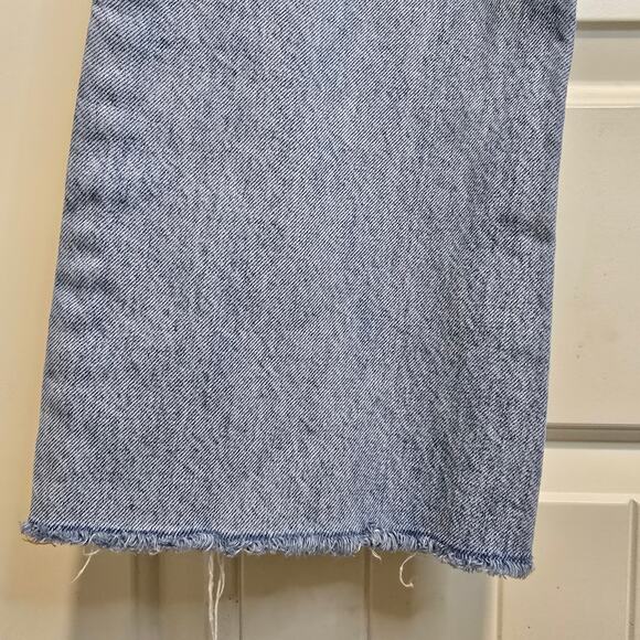 Zara Stonewashed Distressed High Waisted High Rise Jeans Size 4 - Picture 3 of 8